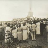 07 - Alto da Boa Vista. Inauguração do monumento ao Centenario da Independecia. O Pirulito - Arquivo - Massillon Falcão