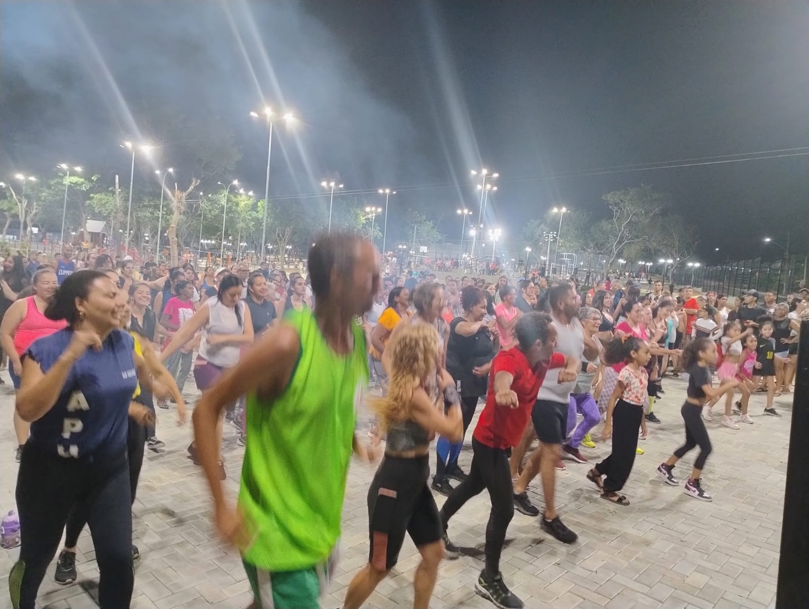 Aula inaugural da Academia do Parque Luiz Carlos de Oliveira (Garanhuns)