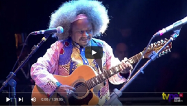 Chico C&eacute;sar e Geraldo Azevedo no Festival de Inverno de Garanhuns PE 2022